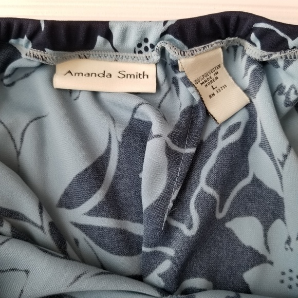 Amanda Smith Floral‎ Mid Length Skirt Size L - Picture 2 of 3